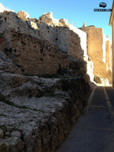 restos-muralla de Cuenca